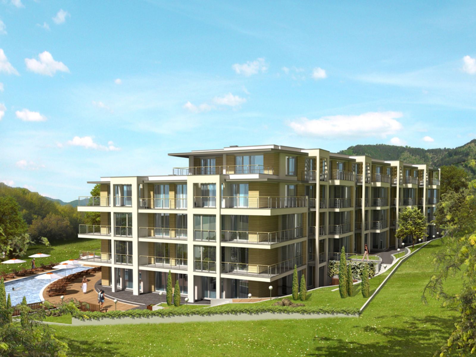 Трехкомнатная квартира в к-с Villa Margarita 401