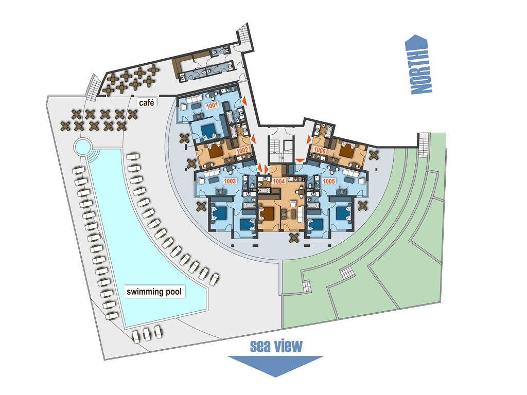 Четытрехкомнатная квартира в комплексе Villa Margarita 408