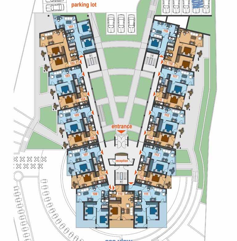 Четытрехкомнатная квартира в комплексе Villa Margarita 408