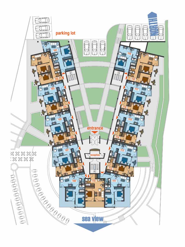 Четытрехкомнатная квартира в комплексе Villa Margarita 408