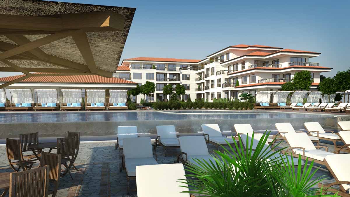 Двухкомнатная квартира в Vineyards Panorama Resort